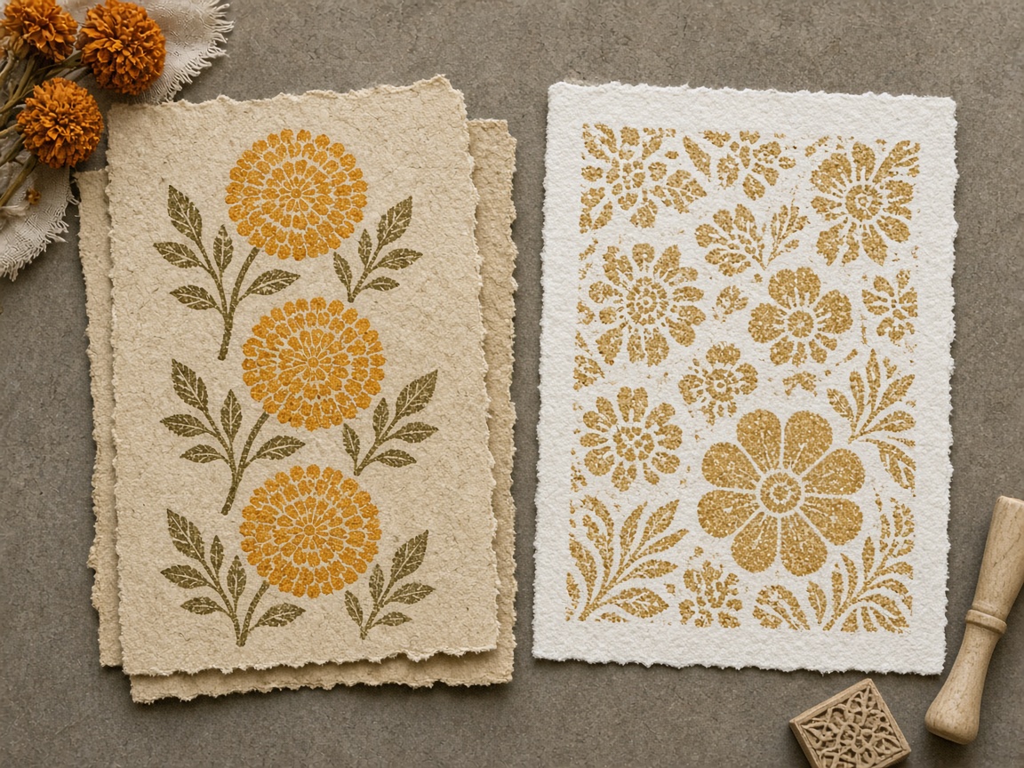 Batik Motif Print (A3) — Paper & Prints