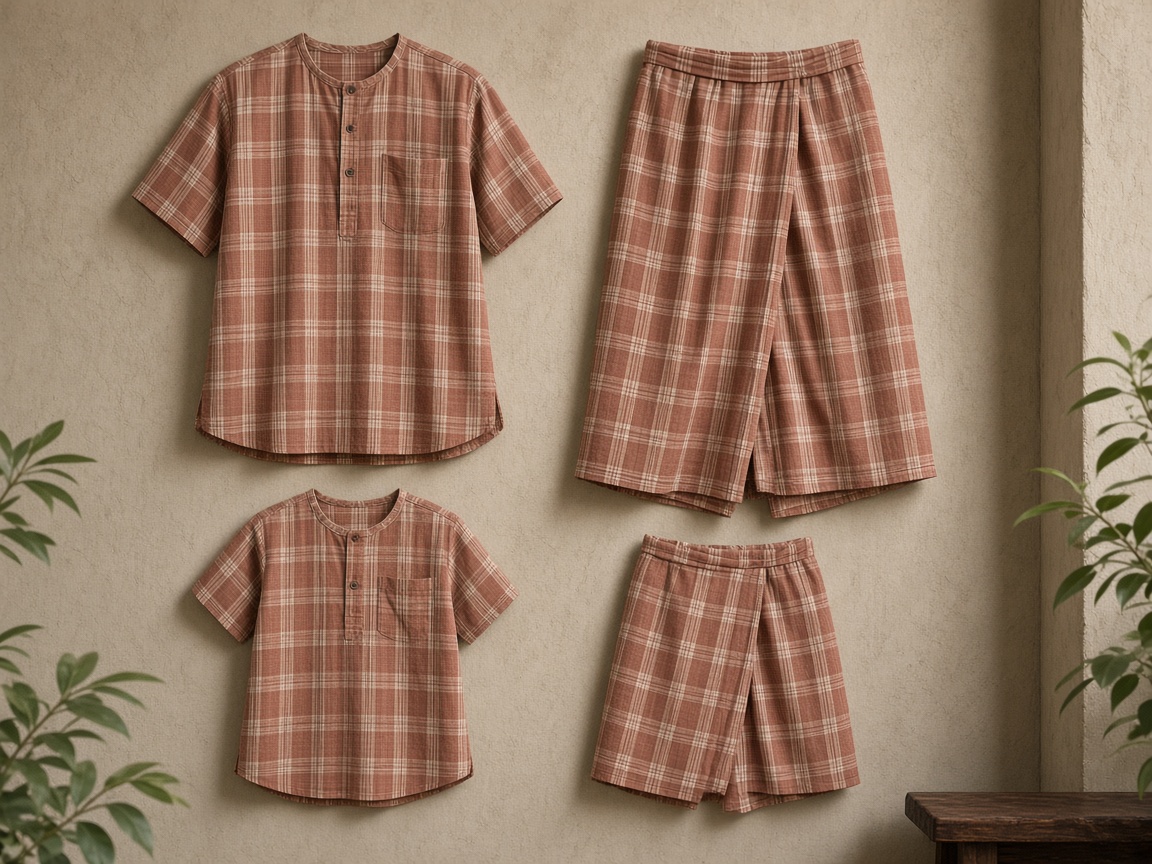 Matching Mini & Me Lungi — Family Matching Sets