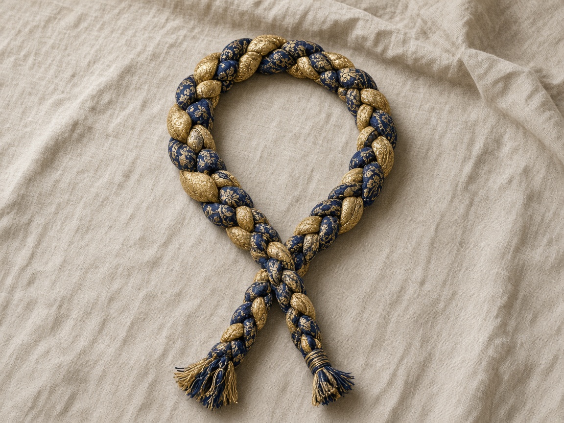 Sari Offcut Roll Necklace — Fabric Necklaces